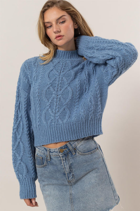 Cassie Cable-Knit Sweater