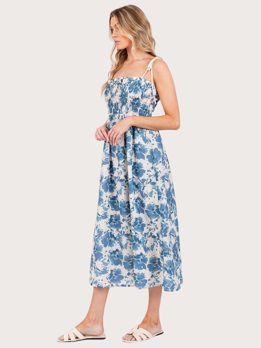 Floral Print Midi Sundress