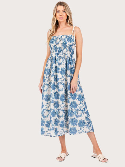 Floral Print Midi Sundress