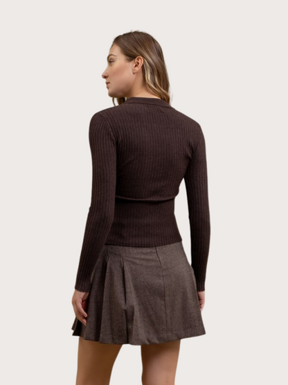 Collared Sweater Top