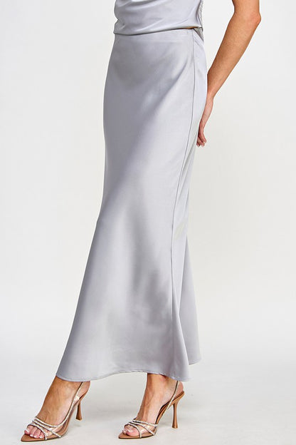 Satin Maxi Skirt