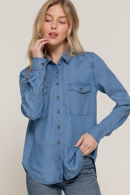 Tencel Button Up Shirt