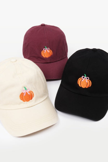 Pumpkin Baseball Cap