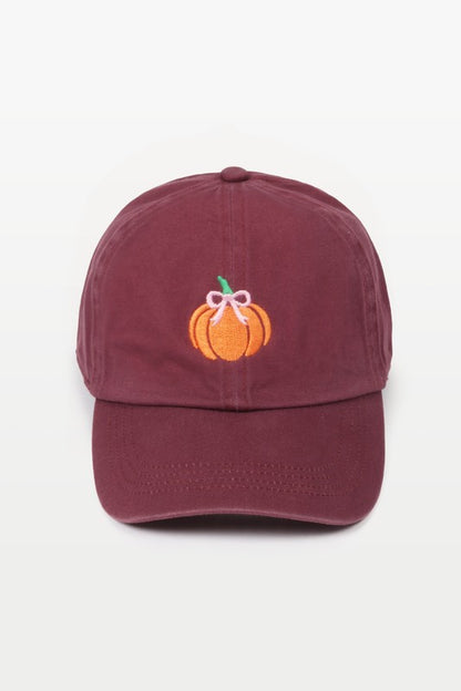 Pumpkin Baseball Cap