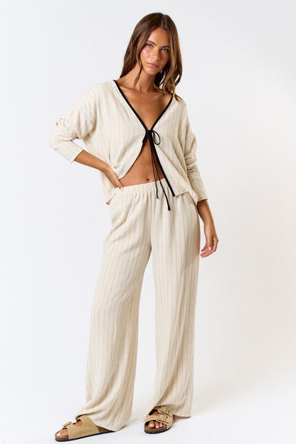 Lenore Linen Wide Leg Pants