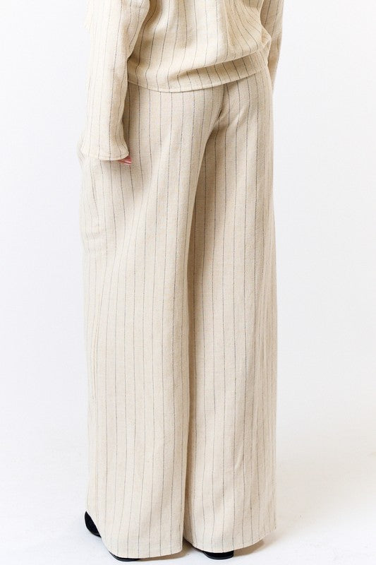 Lenore Linen Wide Leg Pants