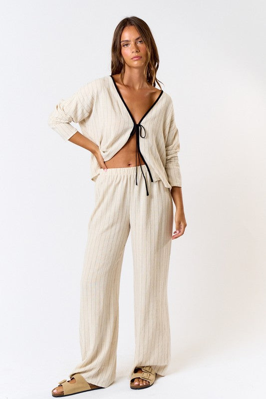 Lenore Linen Wide Leg Pants