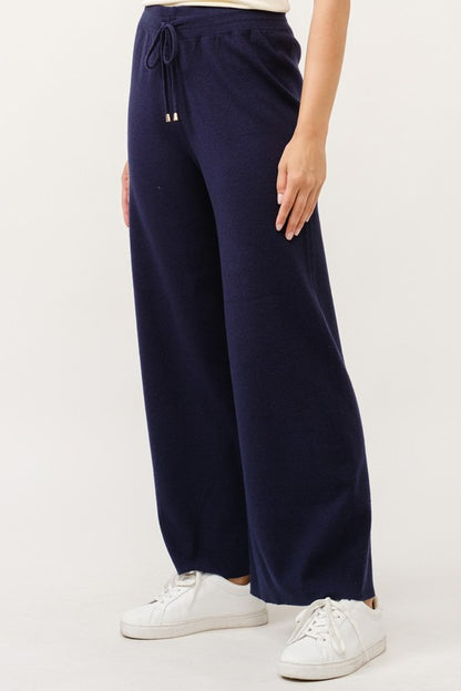 Knit Wide Sweater Pants