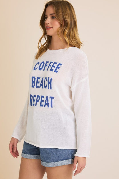 Coffee, Beach, Repeat