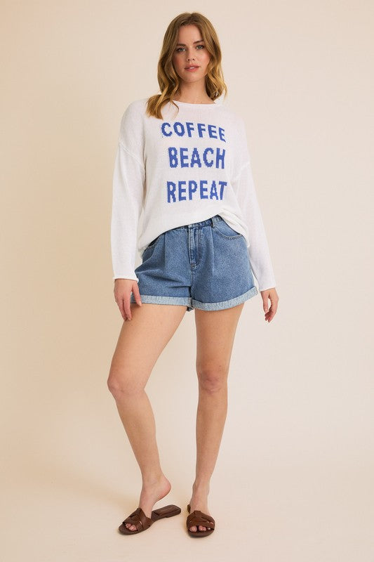 Coffee, Beach, Repeat