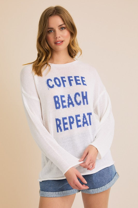 Coffee, Beach, Repeat