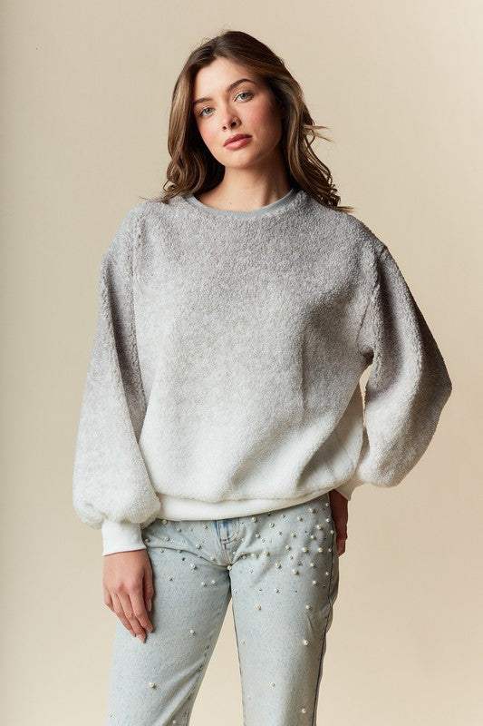 Ombre Oversized Sweatshirts