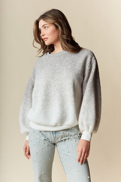 Ombre Oversized Sweatshirts