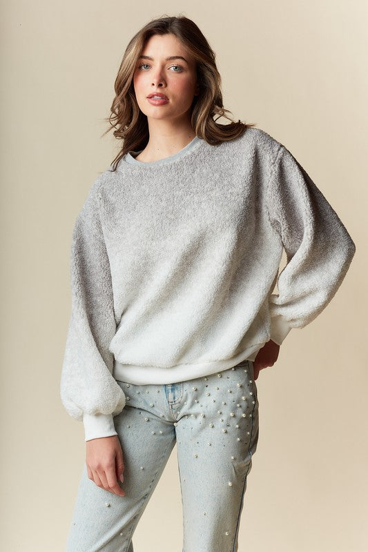 Ombre Oversized Sweatshirts