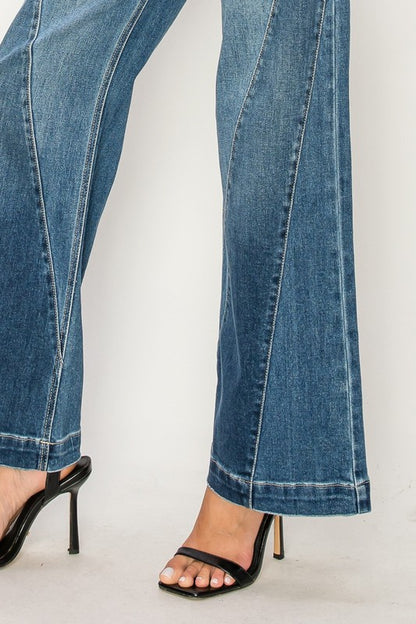 High Rise Relaxed Flare Jeans