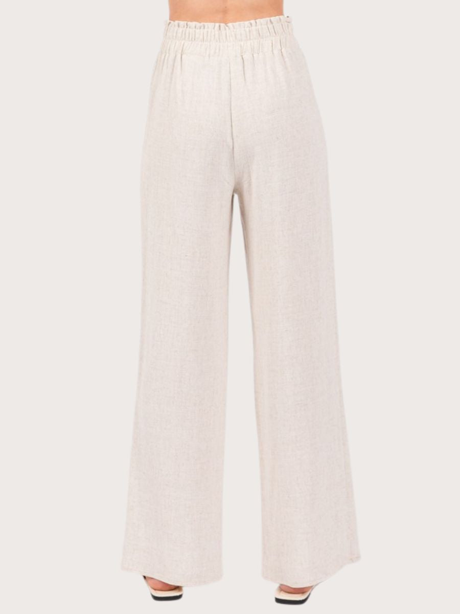 Linen Wide Leg Pants