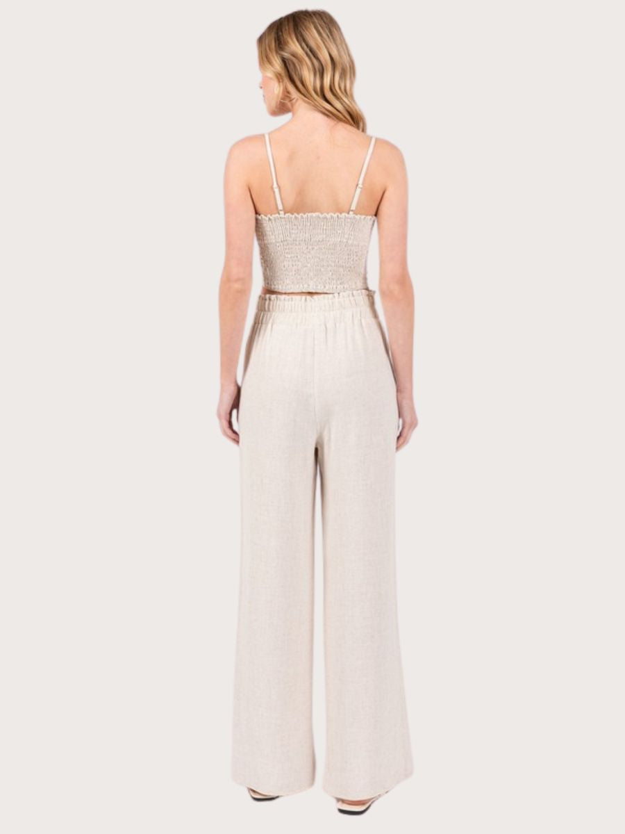 Linen Wide Leg Pants