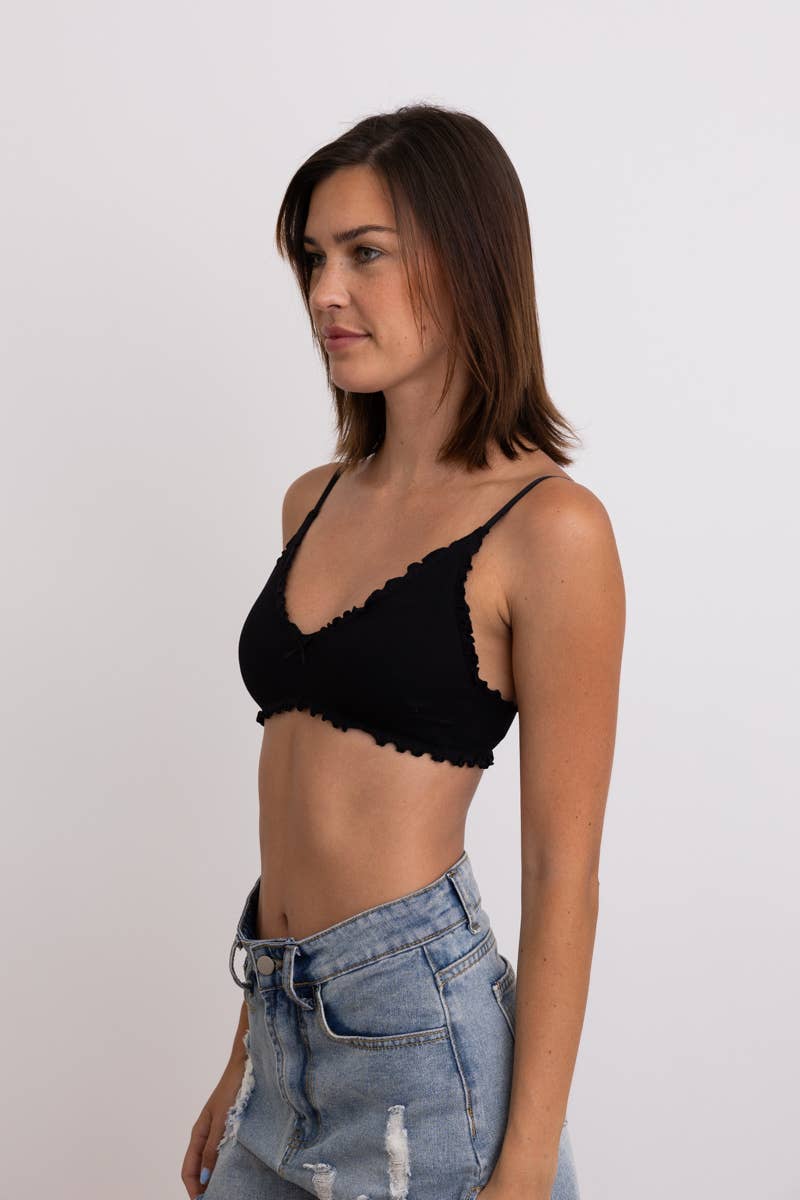 Seamless Lettuce Edge Bralette