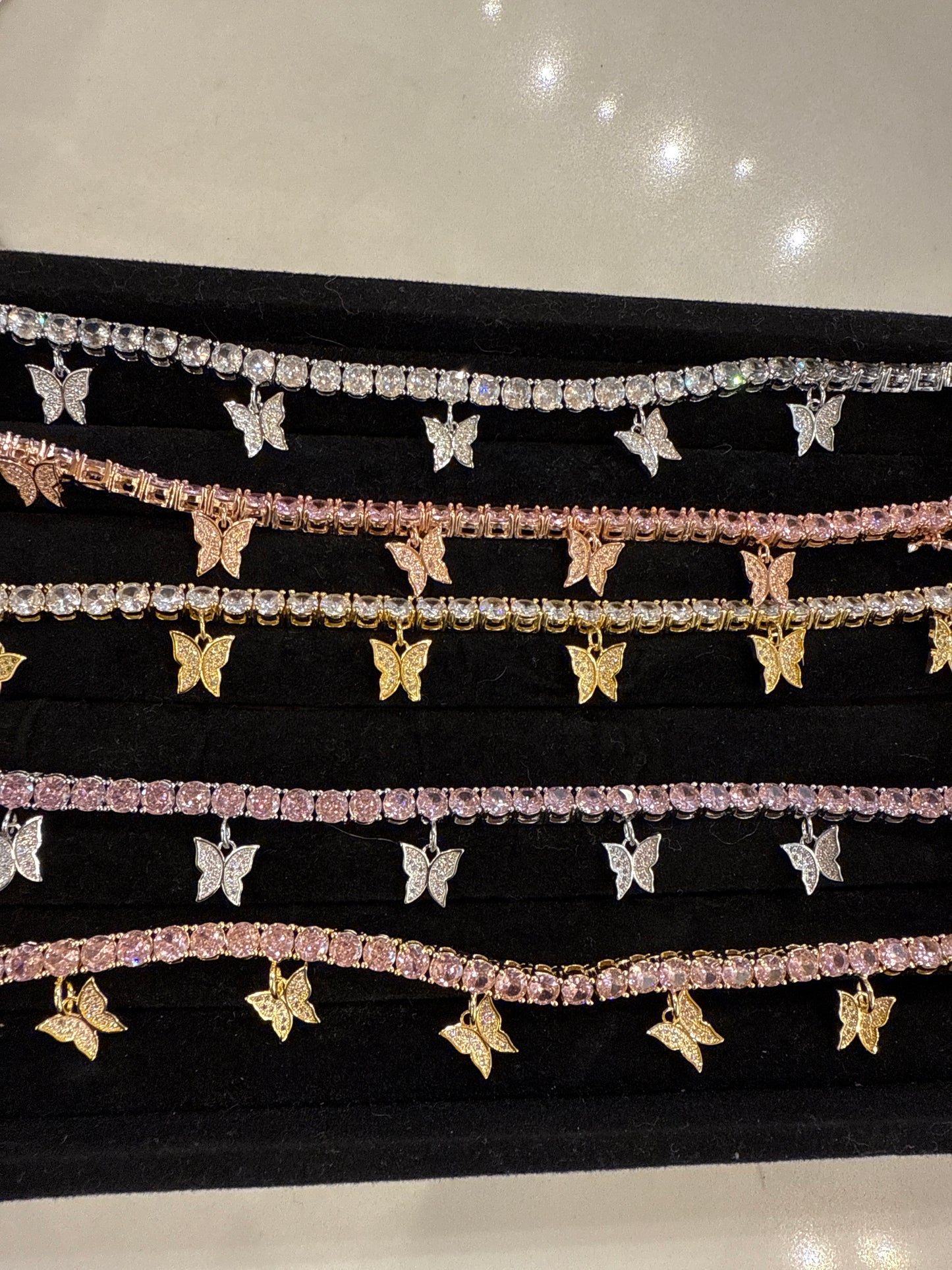 Diamond Dreams Butterfly Choker