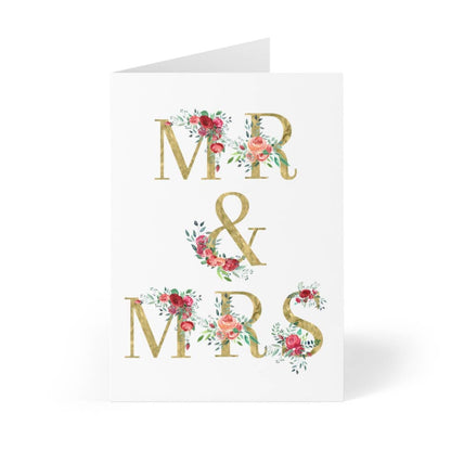 Mr and Mrs Wedding Card