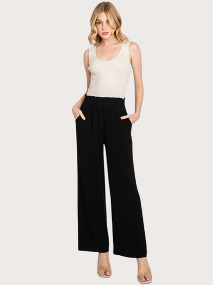 Linen Wide Leg Pants