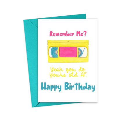 90s Retro Birthday Card - Basic Bee