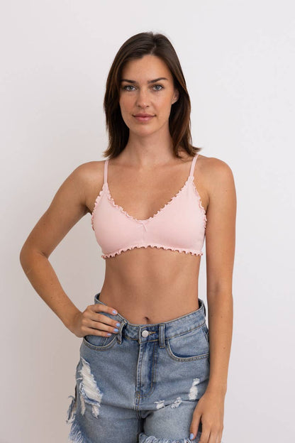 Seamless Lettuce Edge Bralette