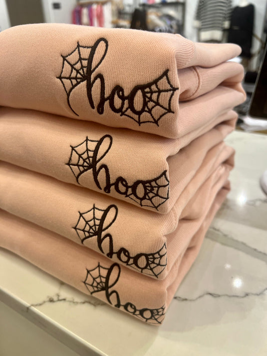 BOO Embroidered Crew Neck - Basic Bee