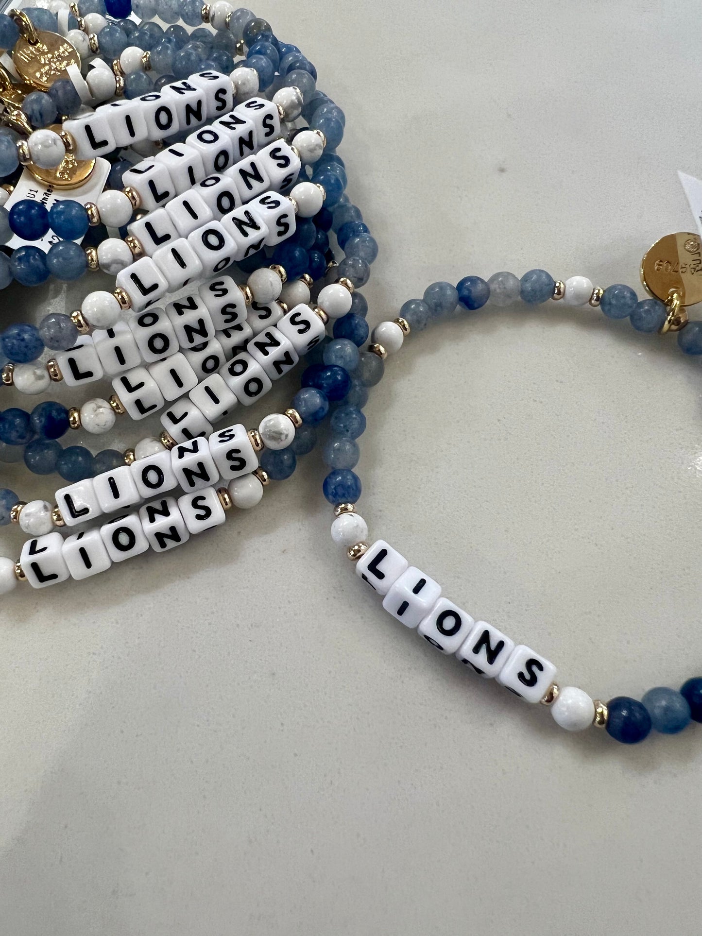 Little Words Project:  Lions Bracelets