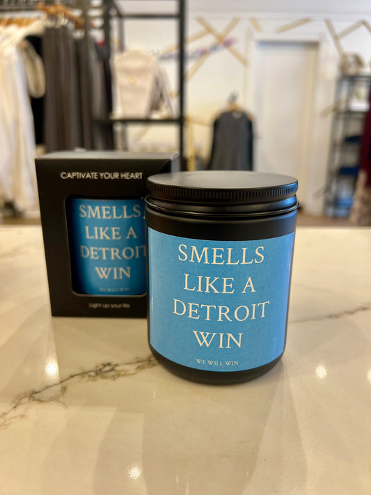 Smells Like A Detroit Win Candle