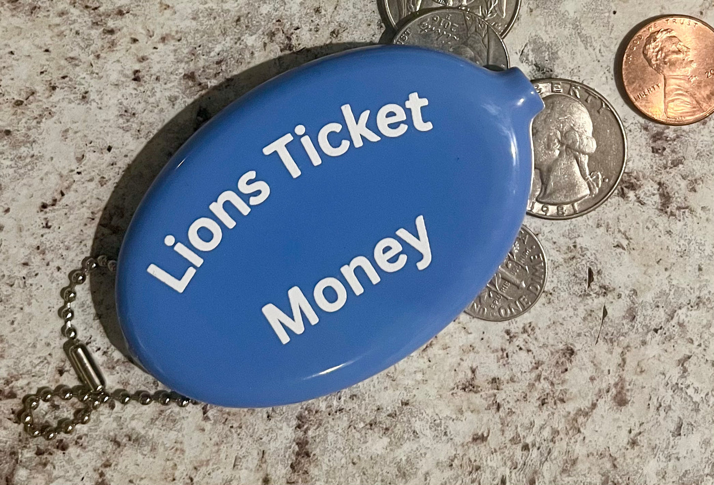 Lions Ticket Money Coin Pouch