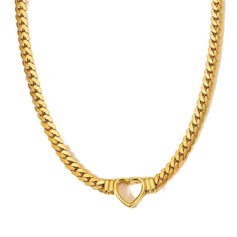 Golden Heart Choker