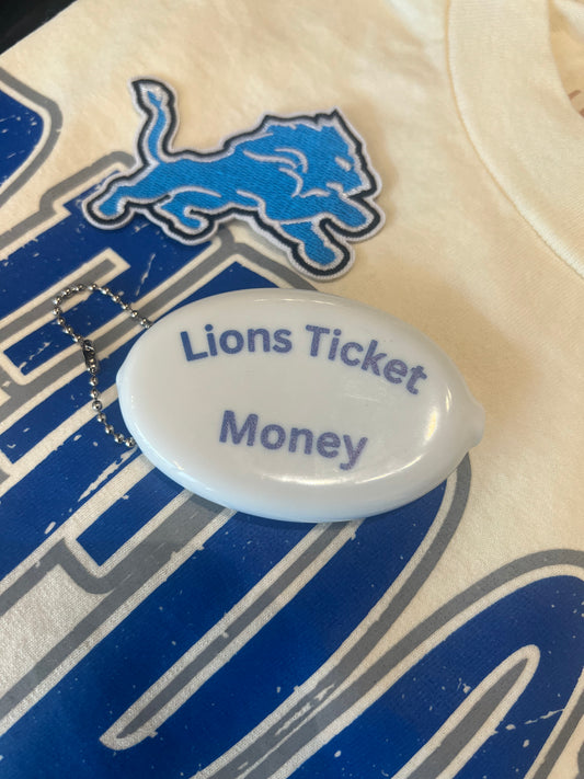 Lions Ticket Money Coin Pouch