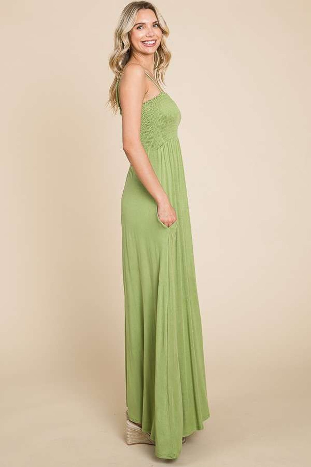 Smocked Maxi Dress