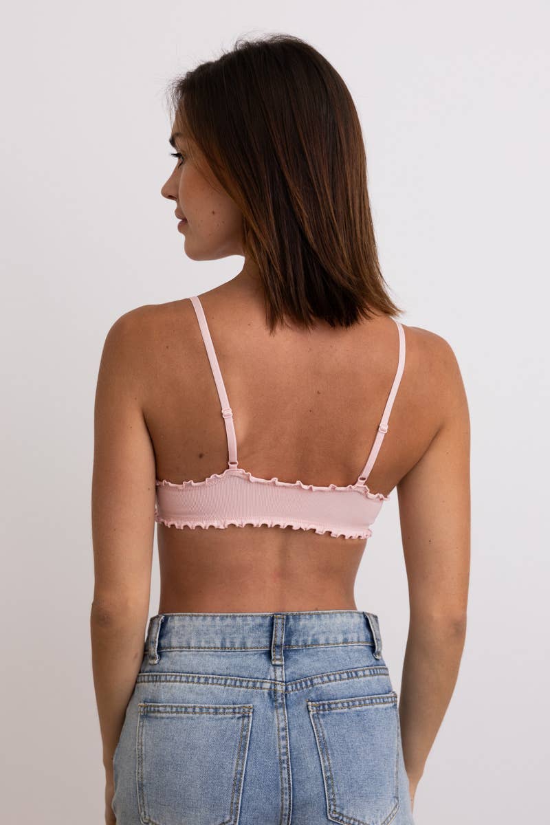 Seamless Lettuce Edge Bralette