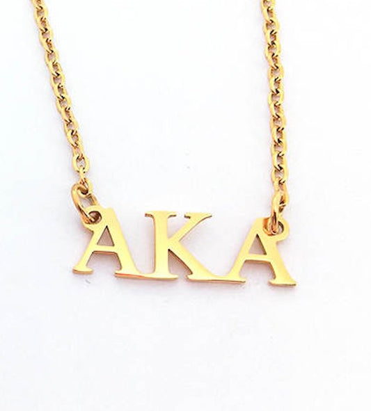 AKA Sorority Necklace - Basic Bee