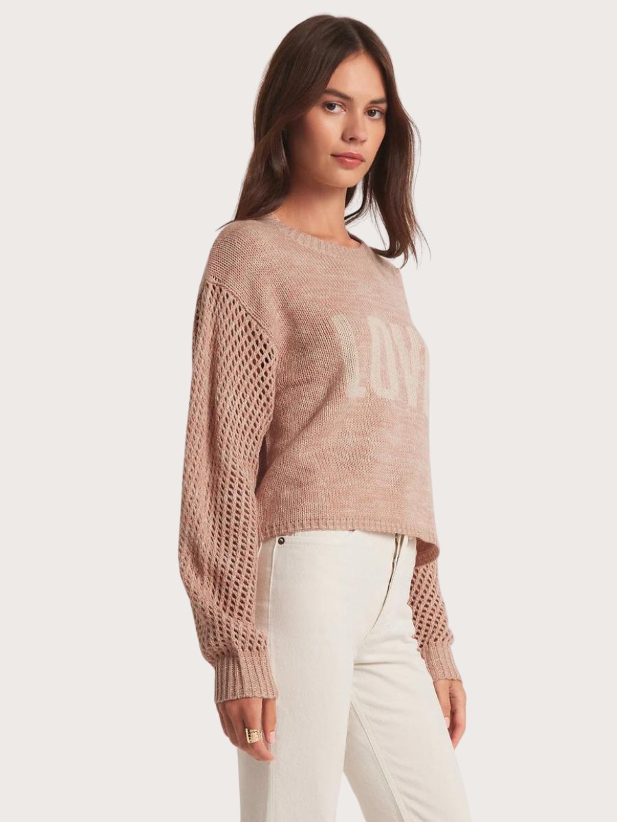 Blushing Love Sweater - Basic Bee