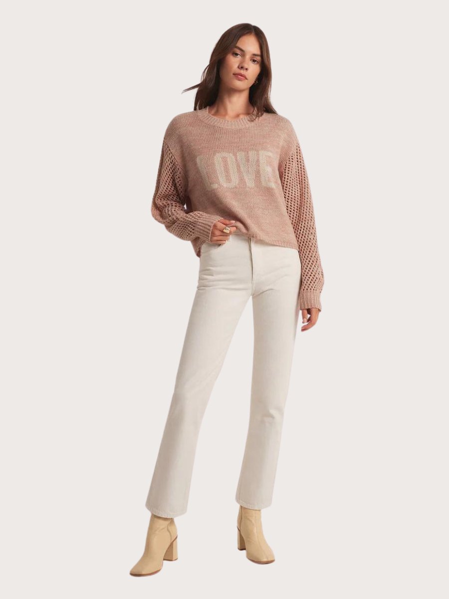 Blushing Love Sweater - Basic Bee