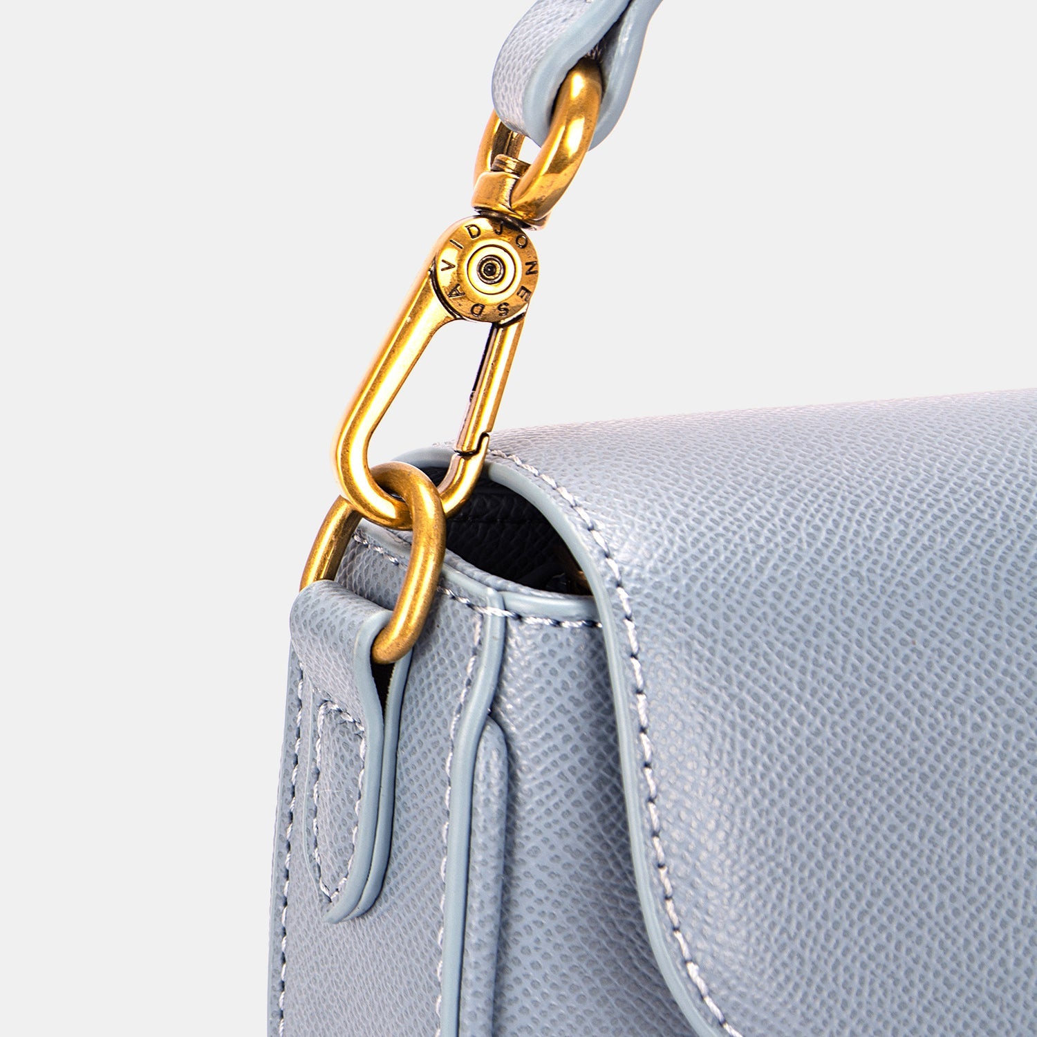 Buckle PU Leather Shoulder Bag - Basic Bee