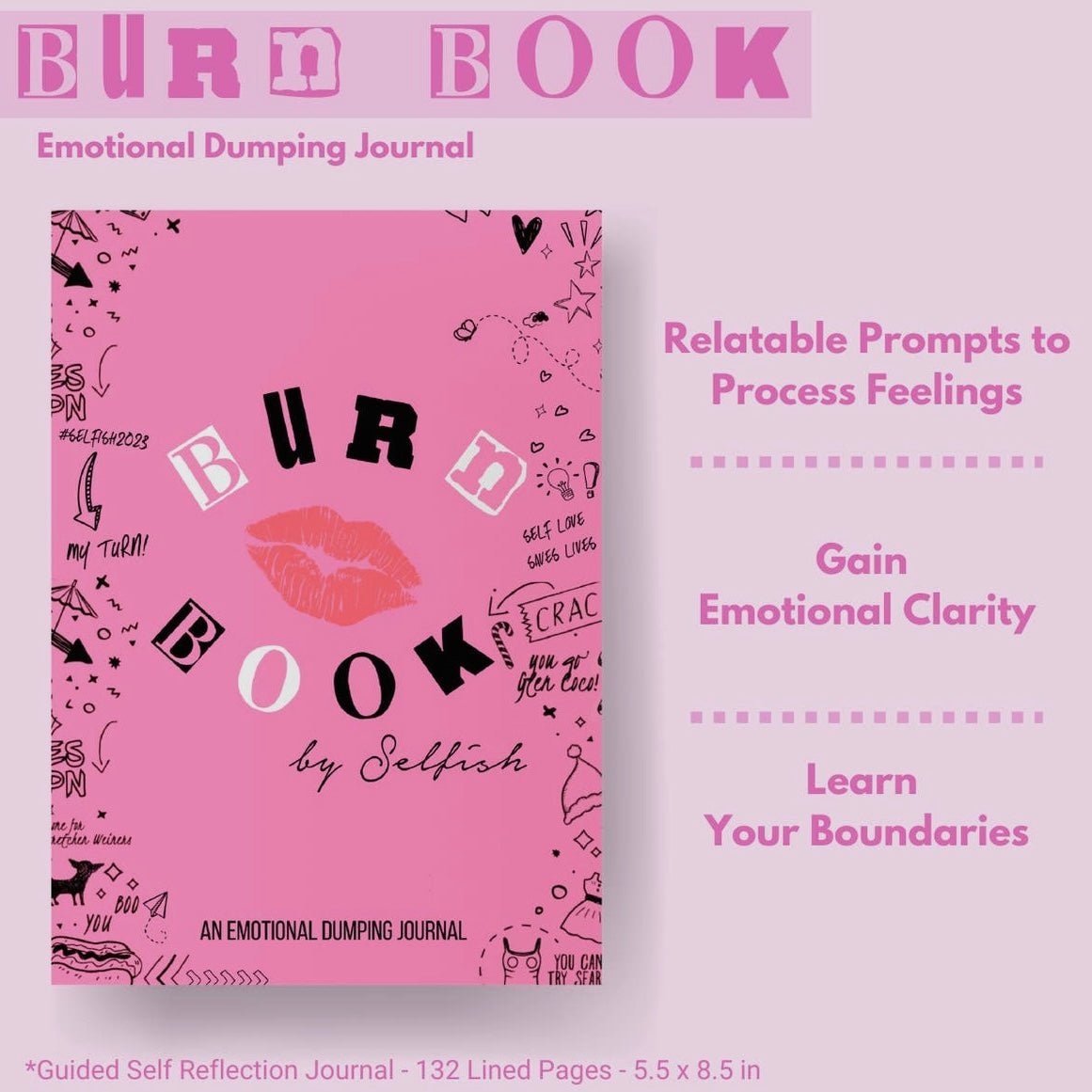 Burn Book: An Emotional Dumping Journal - Basic Bee