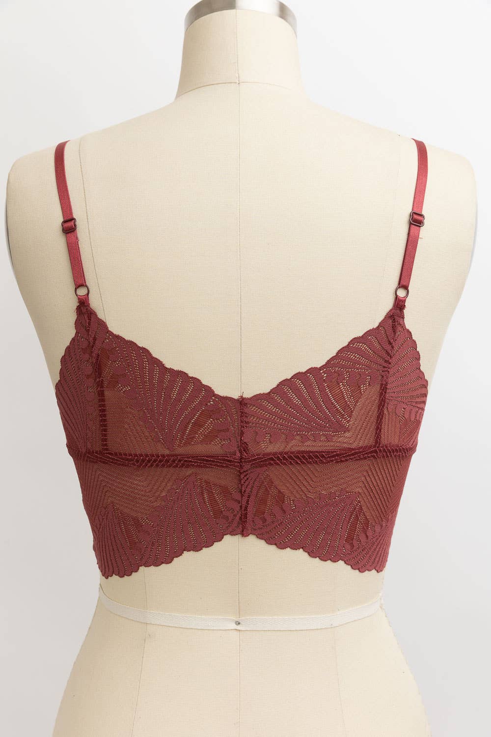 Butterfly Scallop Lace Bralette - Basic Bee