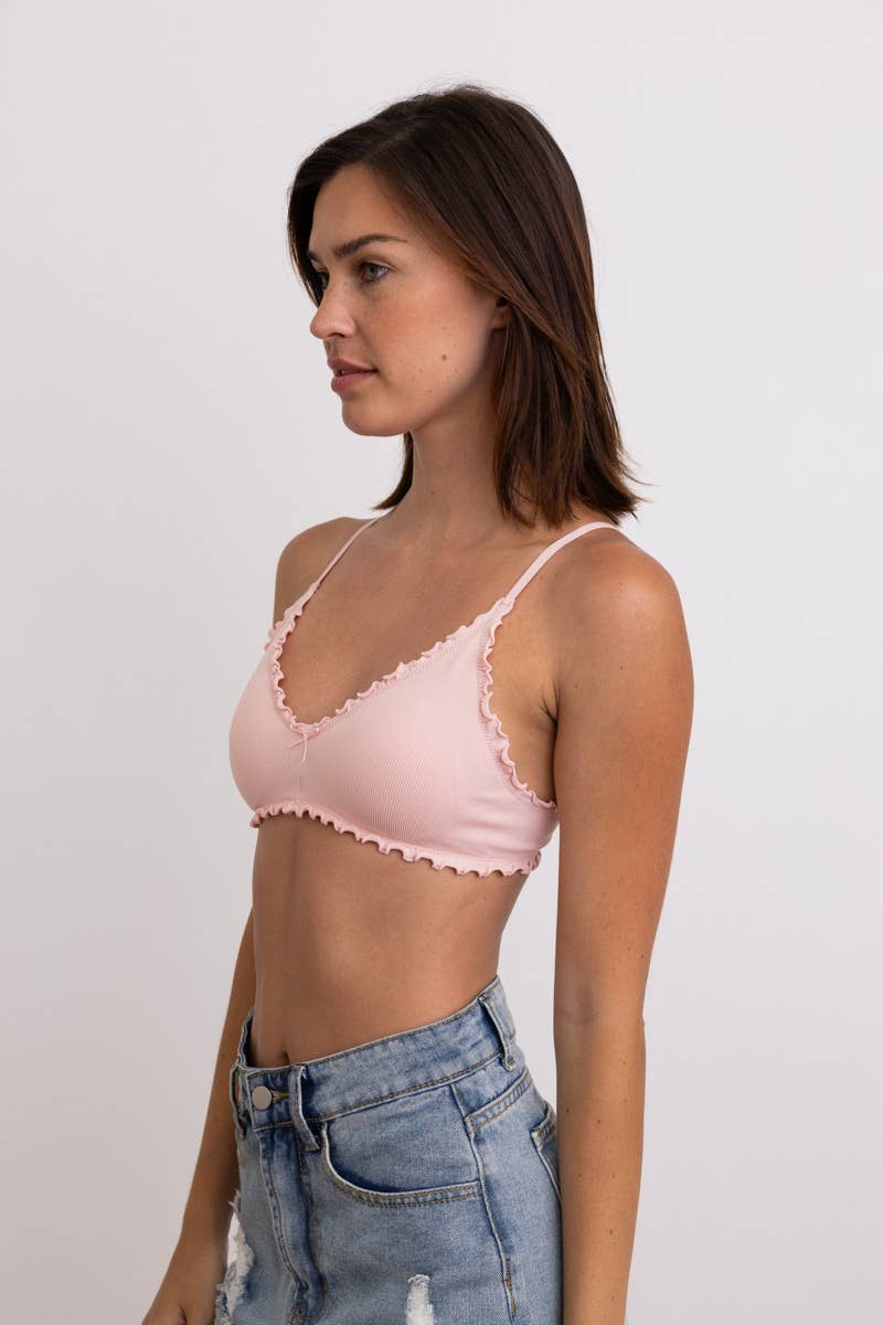 Seamless Lettuce Edge Bralette