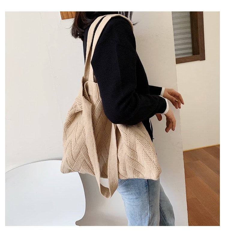 Cable Knit Tote - Basic Bee