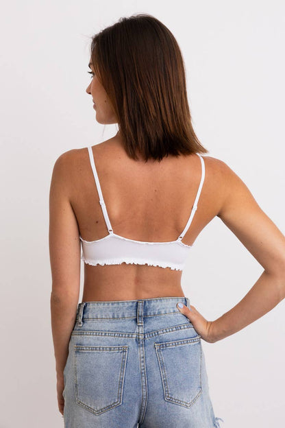 Seamless Lettuce Edge Bralette