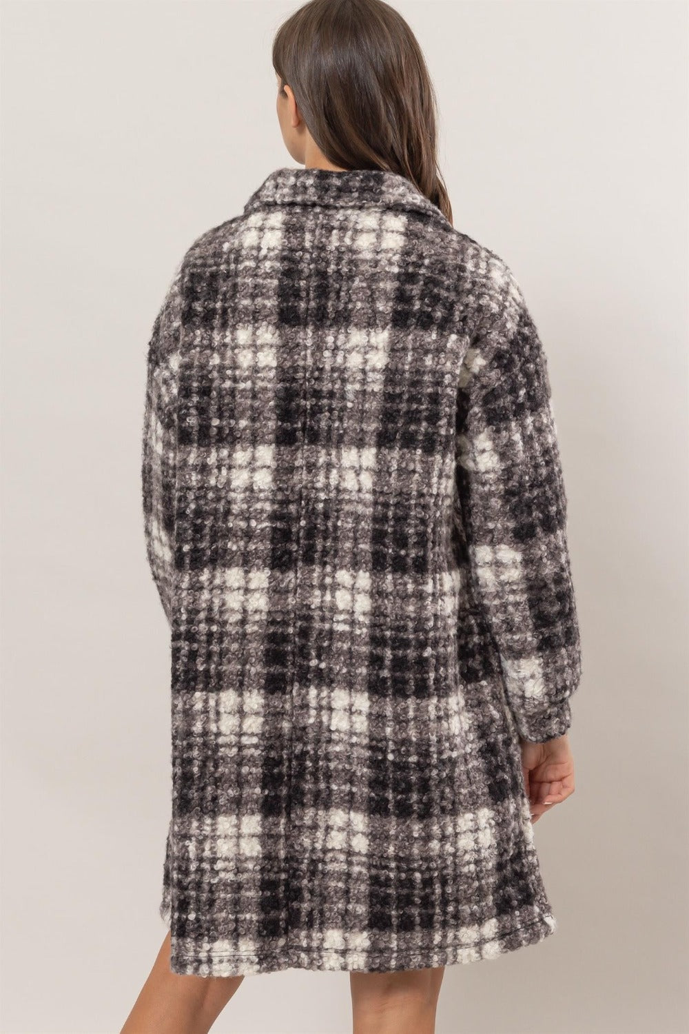 Plaid Longline Shacket