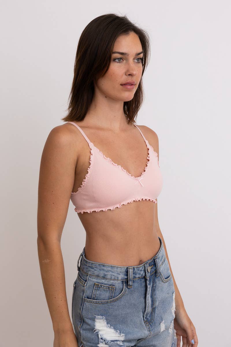 Seamless Lettuce Edge Bralette