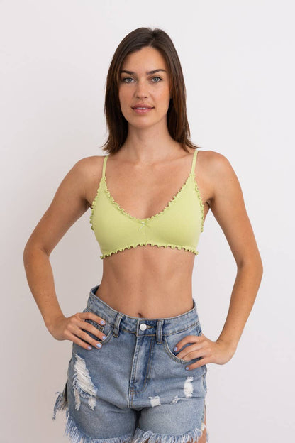 Seamless Lettuce Edge Bralette